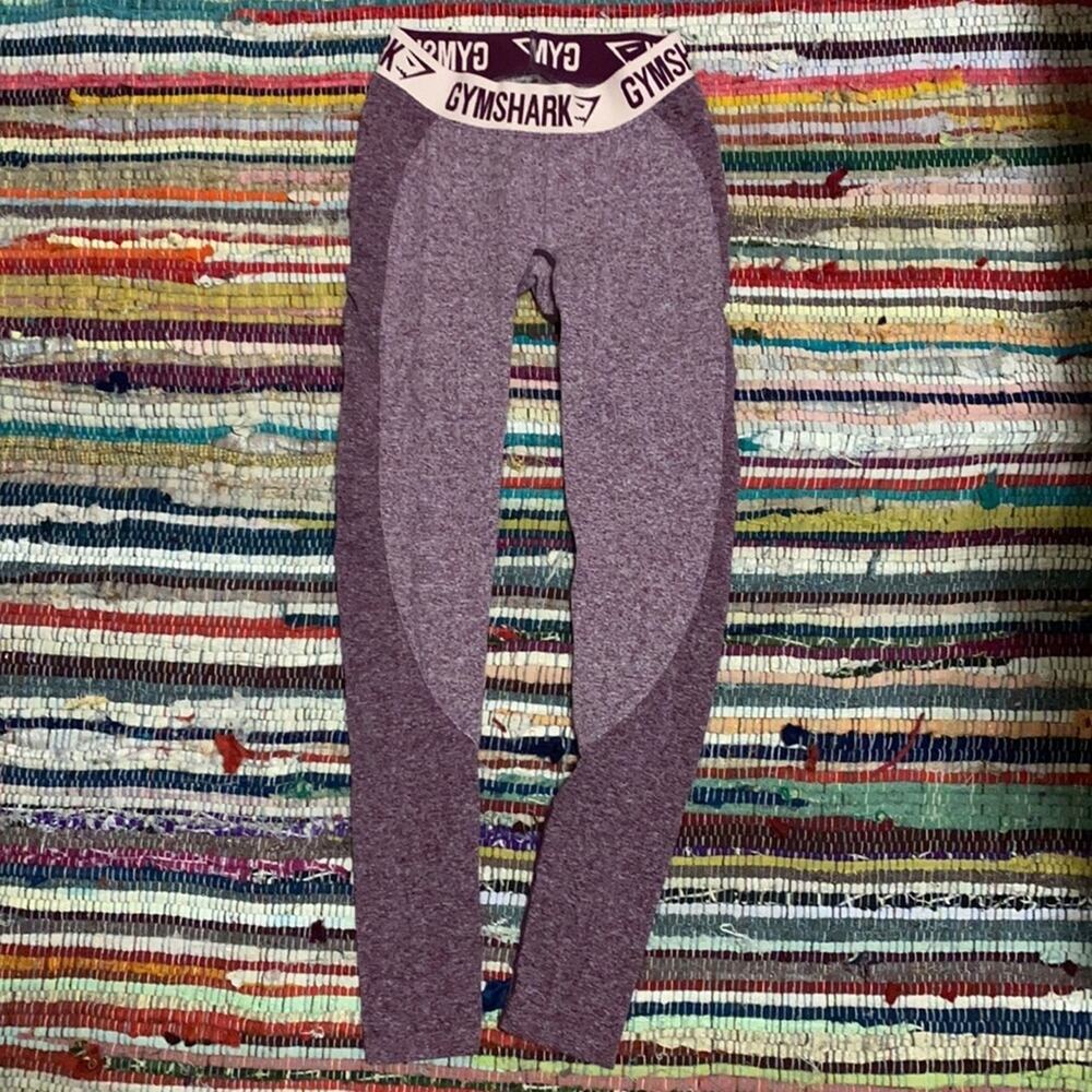 GYMSHARK FLEX LEGGINGS womens size small pink and purple - Picture 2 of 7